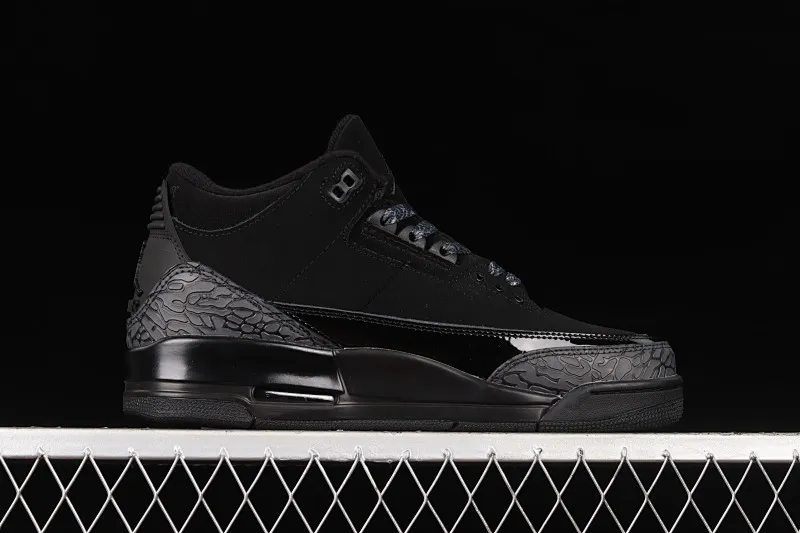 All categories Air Jordan Jordan series basketball shoes Air Jordan 3 Air Jordan 3 "Black Cement" AJ3 Joe 3 matte black cement 136064-002